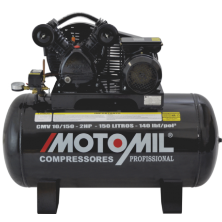 Compressor de Ar 100 Litros CMV-10/100 220/380V Trifásico Motomil
