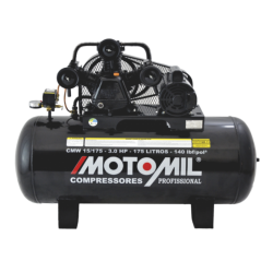 Compressor de Ar Profissional 15 Pés 175 Litros CMW15/175 Monofásico Bivolt - MOTOMIL-