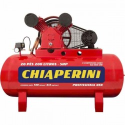 Compressor De Ar Média Pressão 20 Pcm 200 Litros – Chiaperini 20/200 RED