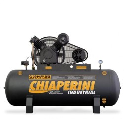 Compressor De Ar 20 pés 250 litros 5 Hp Trifásico - CJ 20+ APV 250L - CHIAPERINI