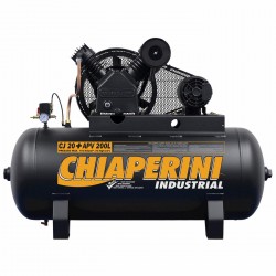 Compressor De Ar Alta Pressão 20 pcm 200 litros  CJ 20+ APV 200L- CHIAPERINI
